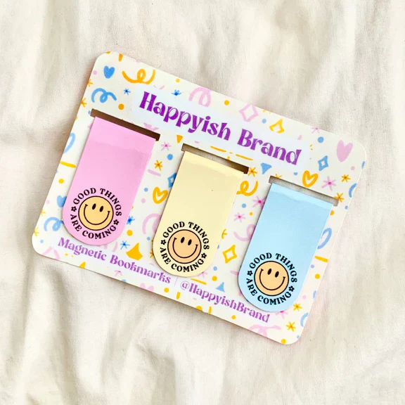 3-Pack Magnetic Bookmarks Trendy Book & Planner Accessories - Image 3