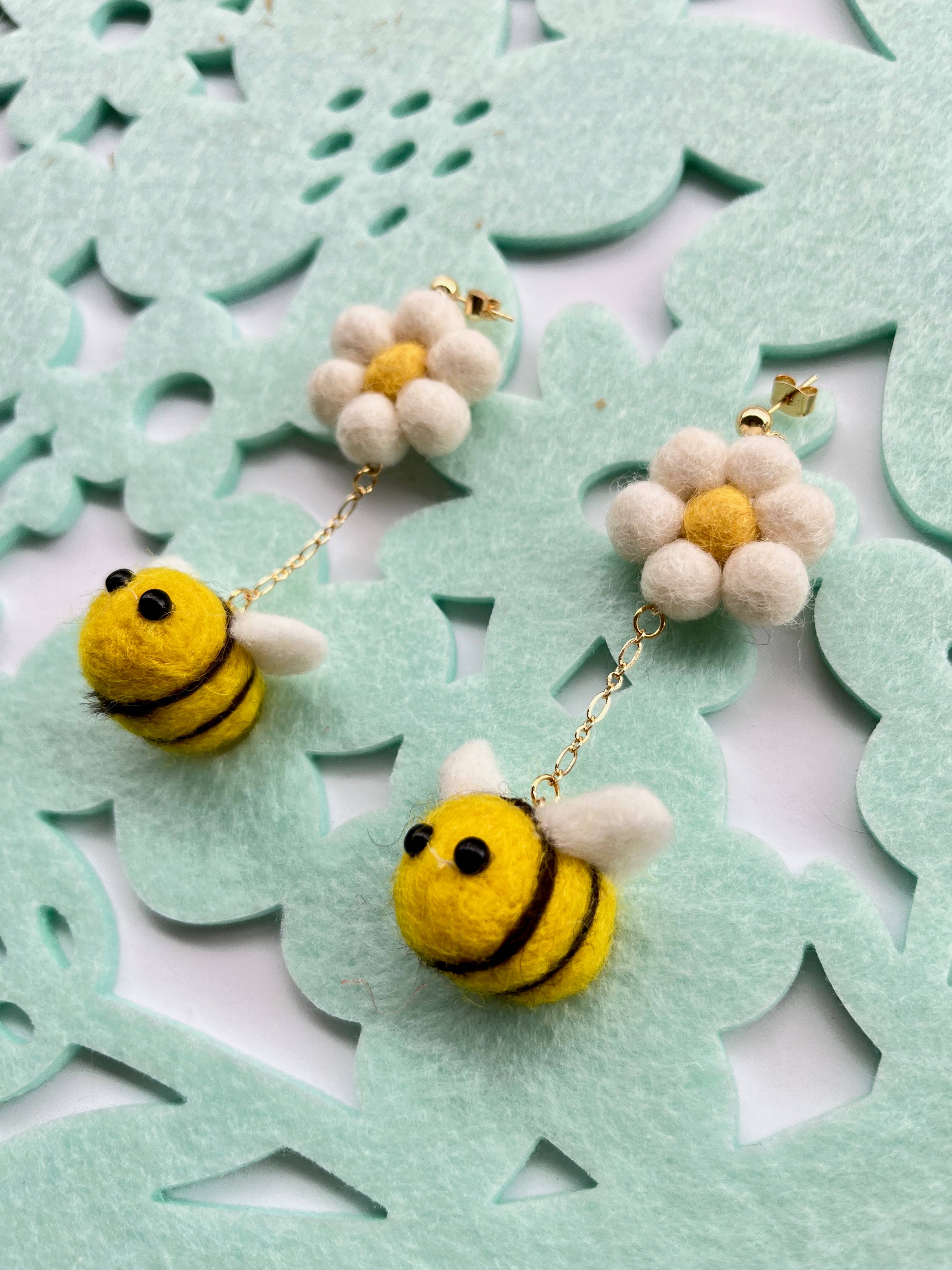 Buzzing Bee Earrings - Image 3