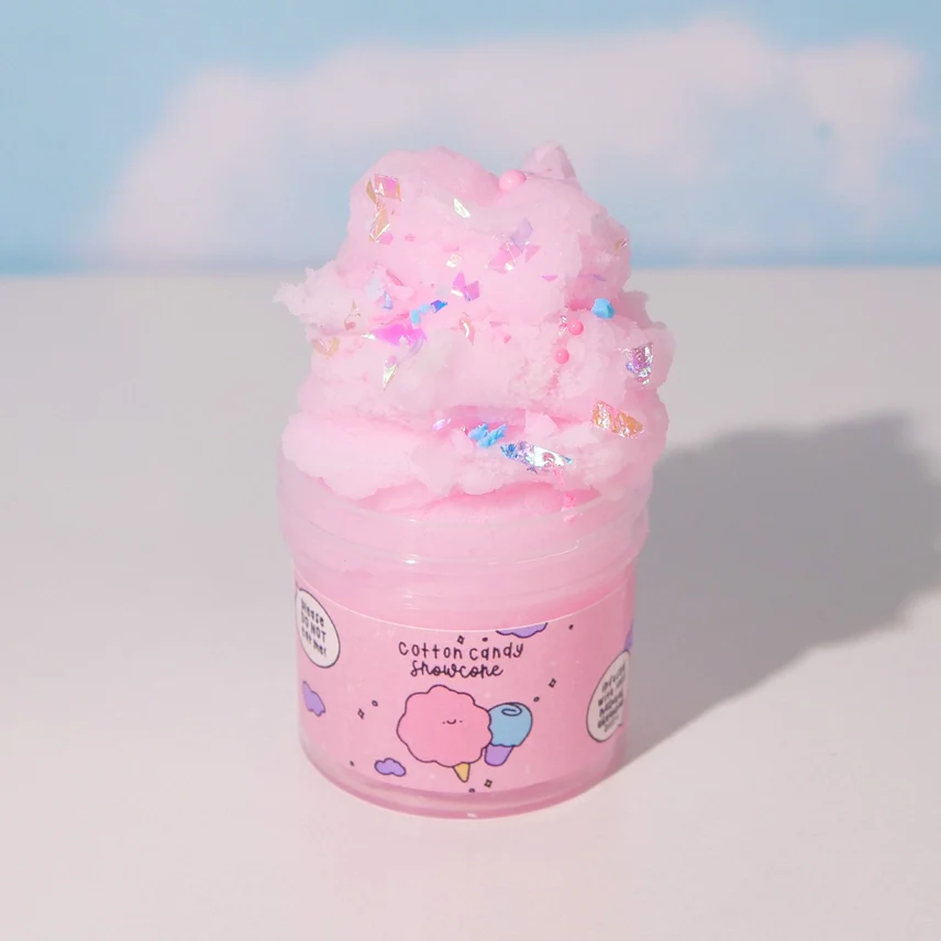Cotton Candy Snowcone Mini Slime - Image 3