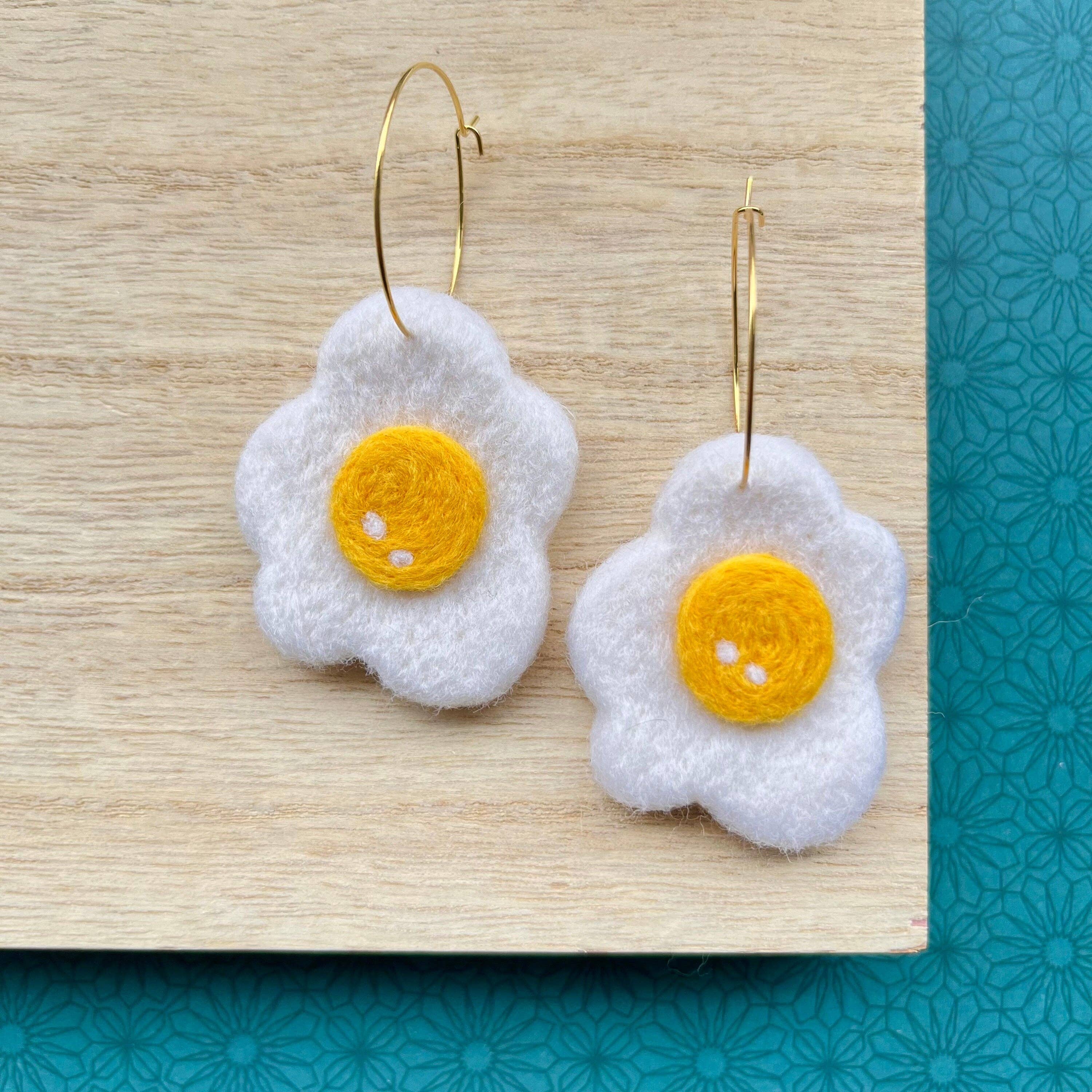 Fried Egg Earrings - Image 2