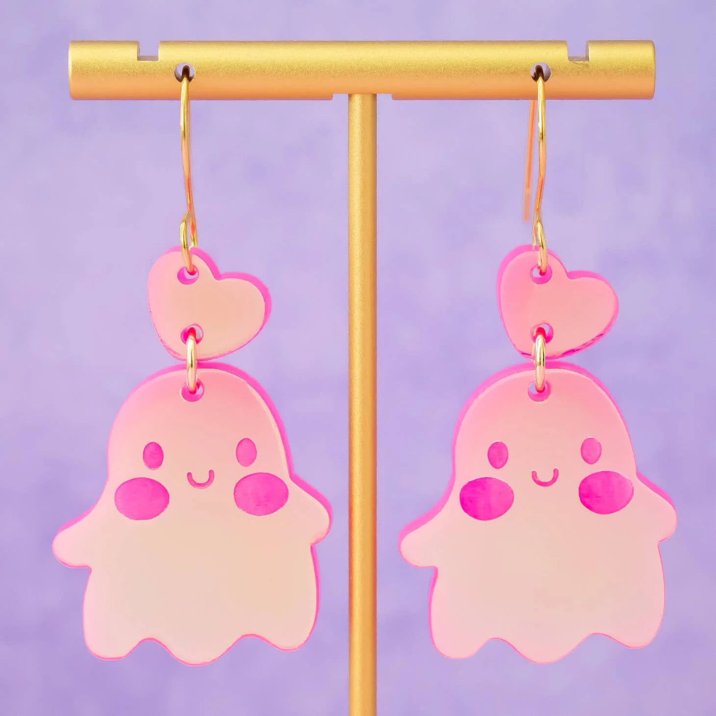 Ghost Acrylic Earrings - Image 3