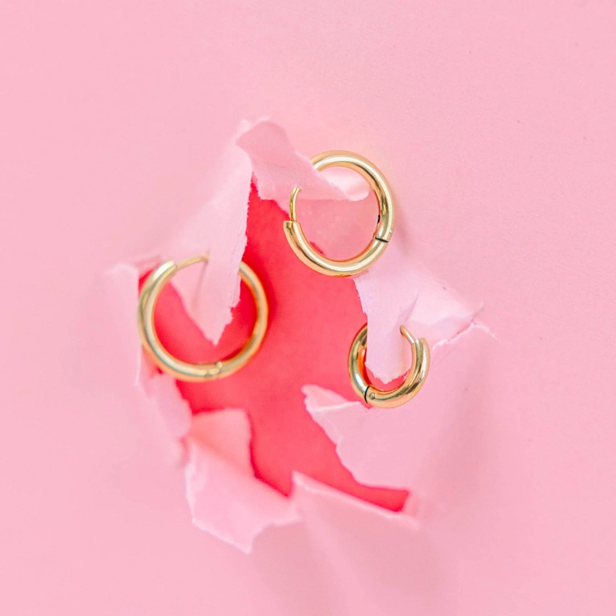 Pierced Co. - Gold Huggies