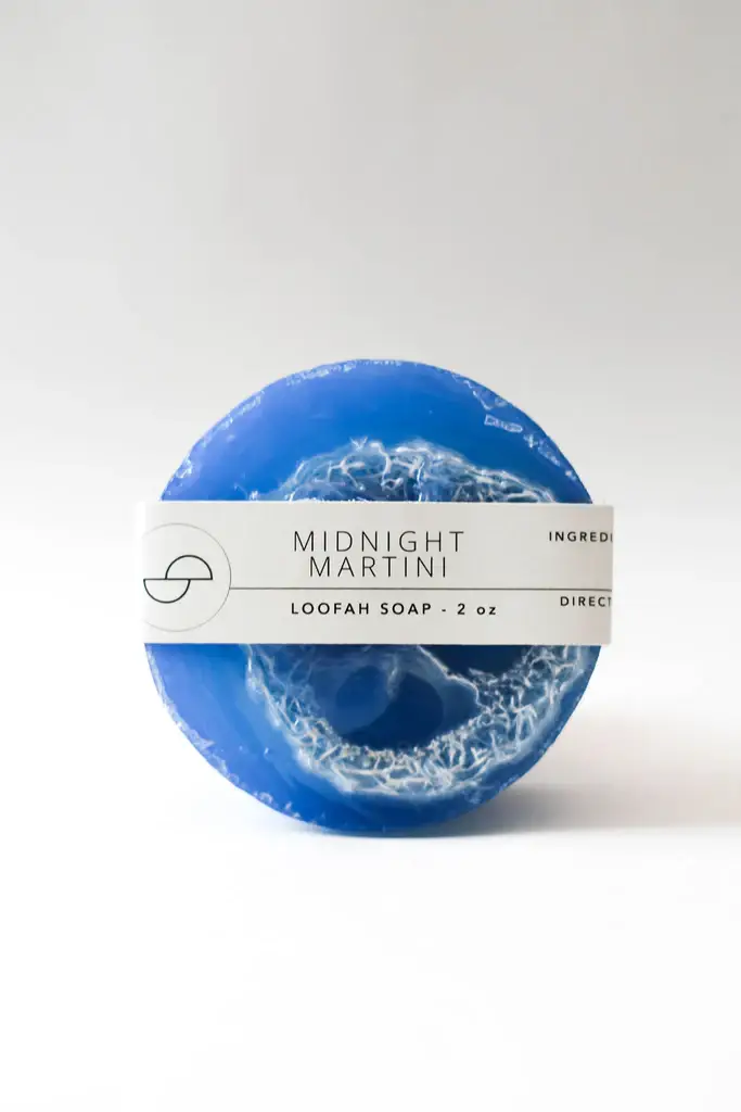 Midnight Martini Loofah Soap