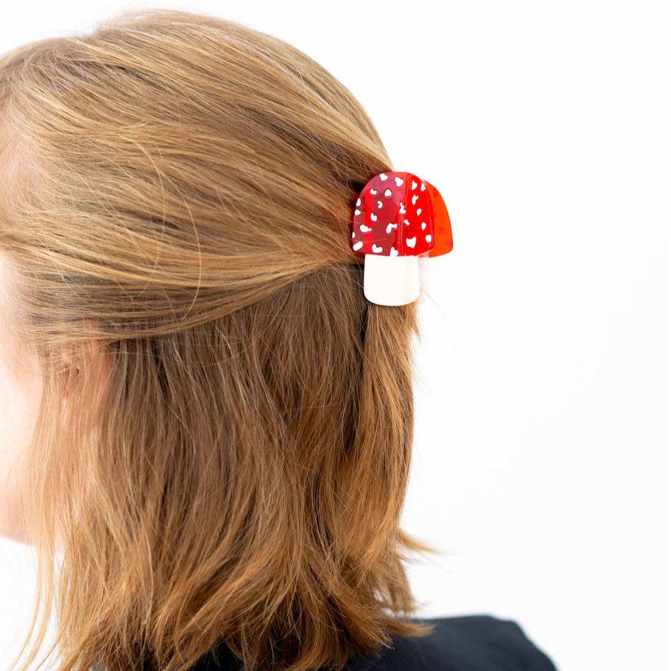 Mini Mushroom Hair Claw Clip - Image 2