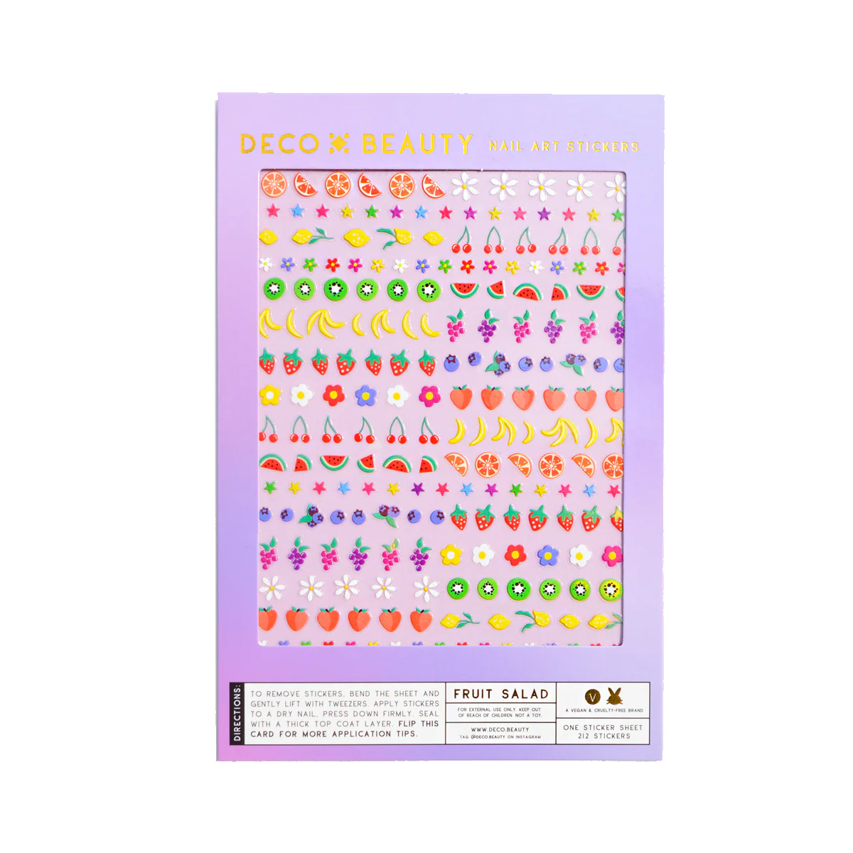 Nail Art Stickers - Fruit Salad - Image 2