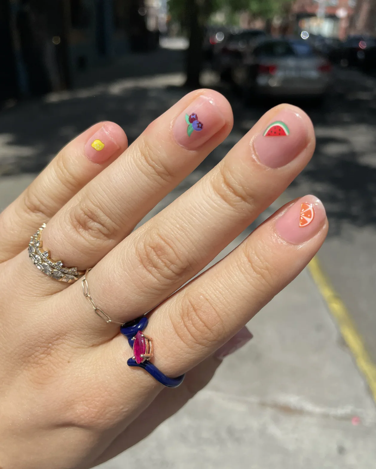Nail Art Stickers - Fruit Salad - Image 3