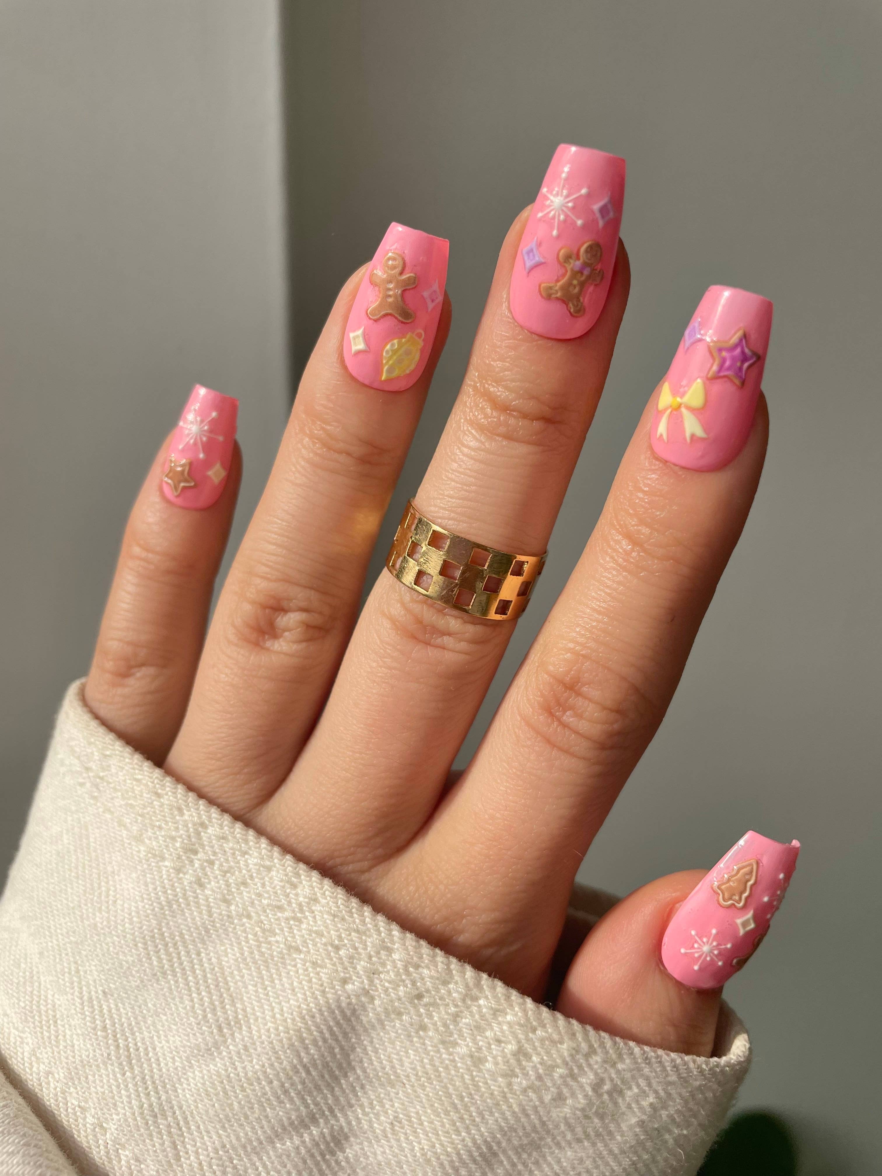 Nail Art Stickers - Gingerbread - Image 4