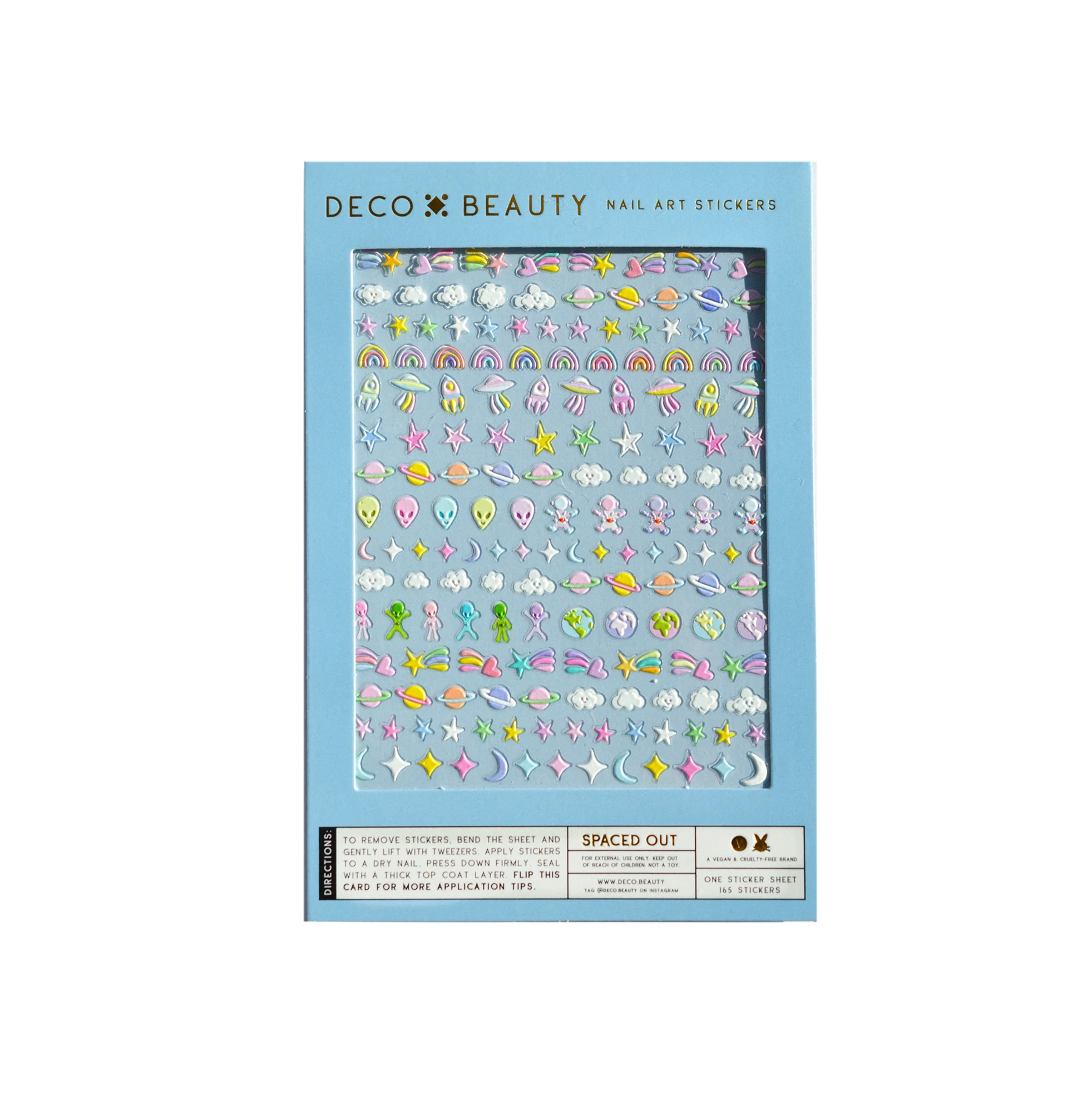 Nail Art Stickers - Spaced Out - Image 2