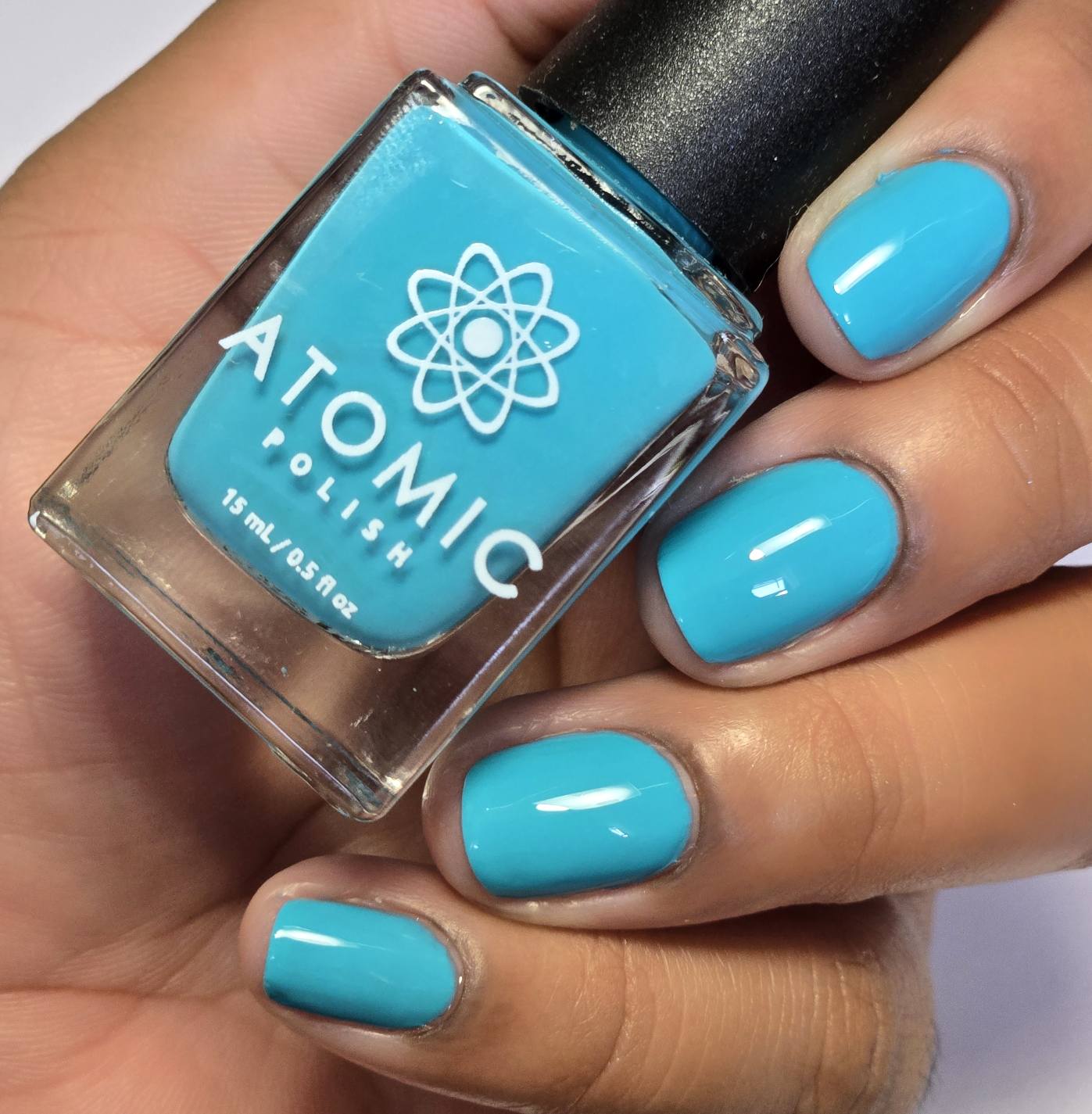 Pastel Neon Aqua
