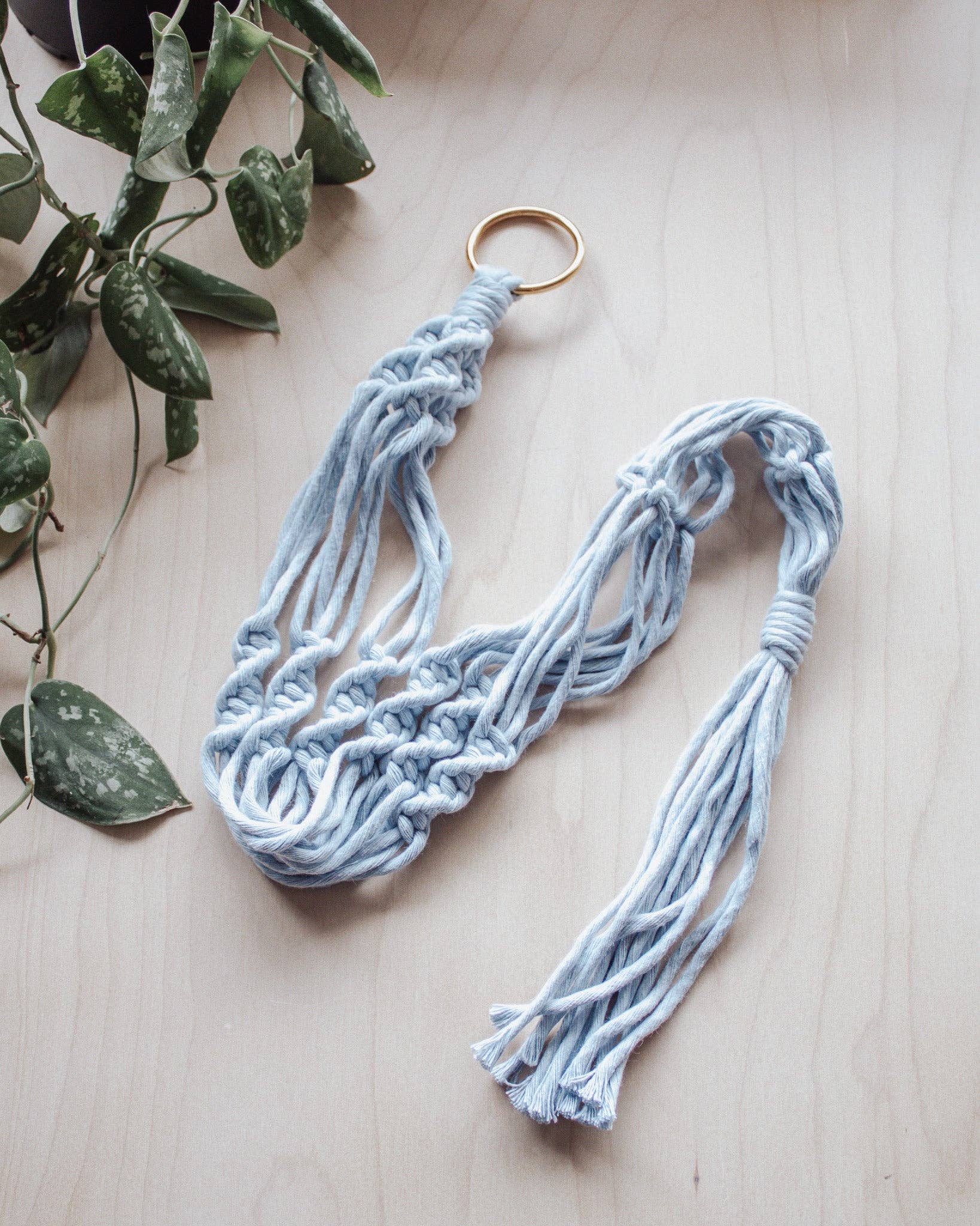 Simple Twist Macrame Plant Hanger - Image 7