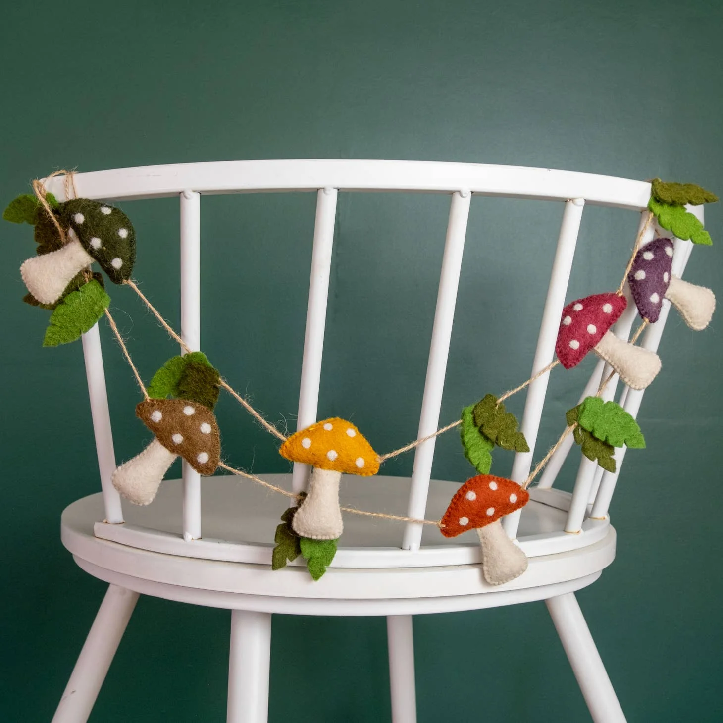 Wool Mushroom Garland - Image 6